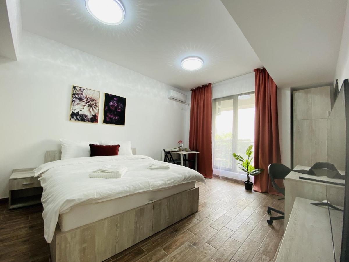 New City Studios With Balcony Boekarest Buitenkant foto